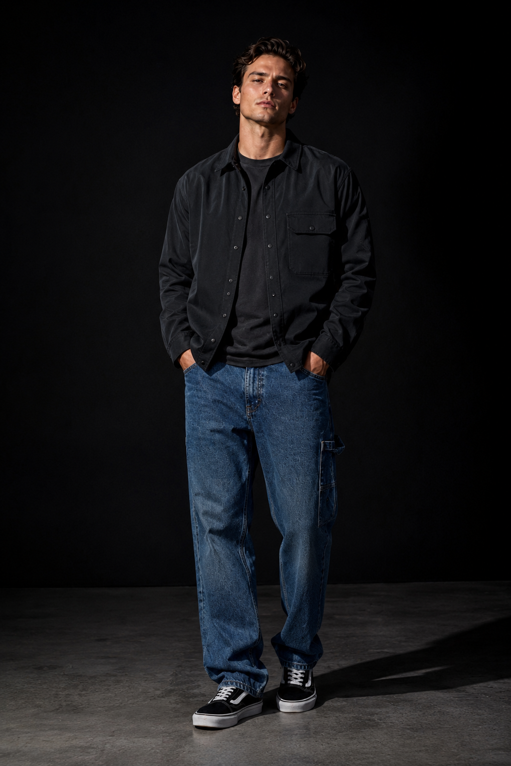 Windsor 12 twill overshirt drop board scan
