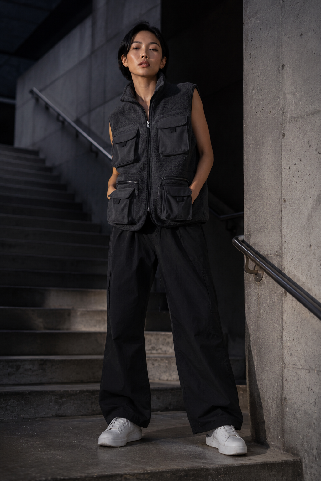 Grid 35 utility vest drop board scan