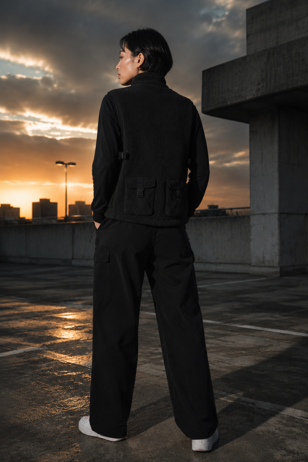 Grid 45 utility vest back or construction