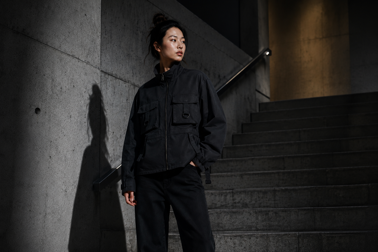 Concrete 51 utility jacket context view