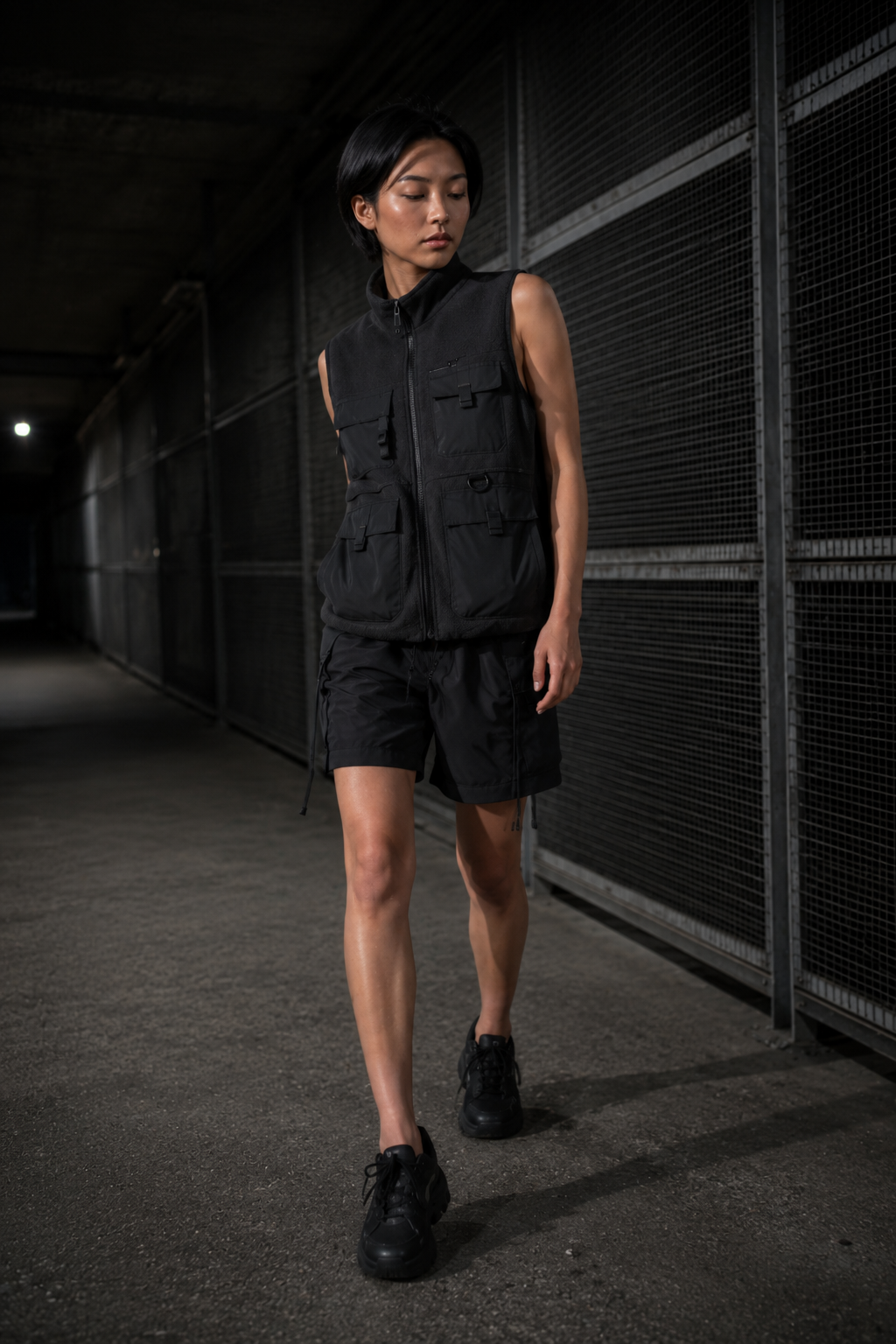Grid 55 utility vest alternate angle
