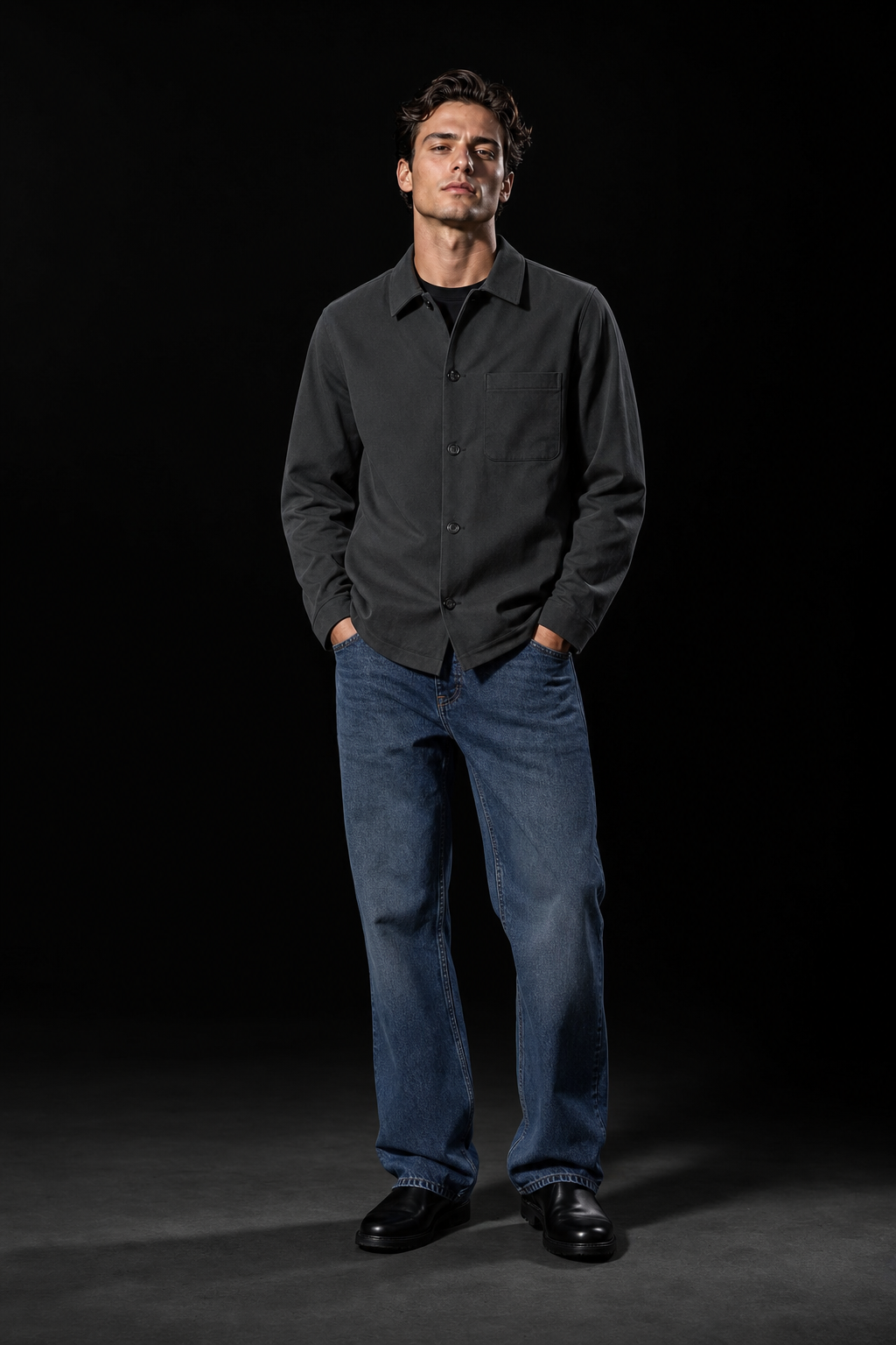 Windsor 62 twill overshirt product hero