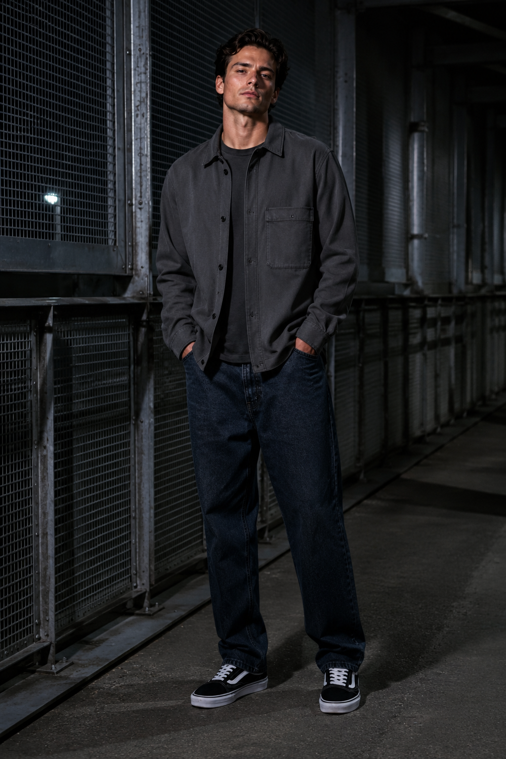 Slate 67 twill overshirt product hero