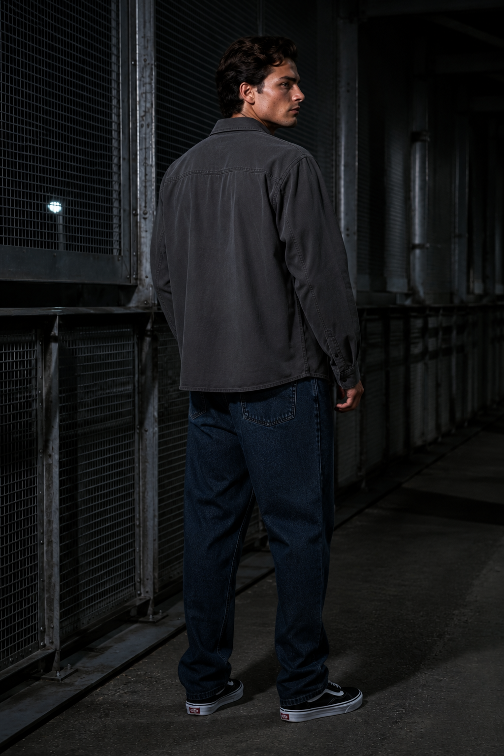 Slate 67 twill overshirt build detail read