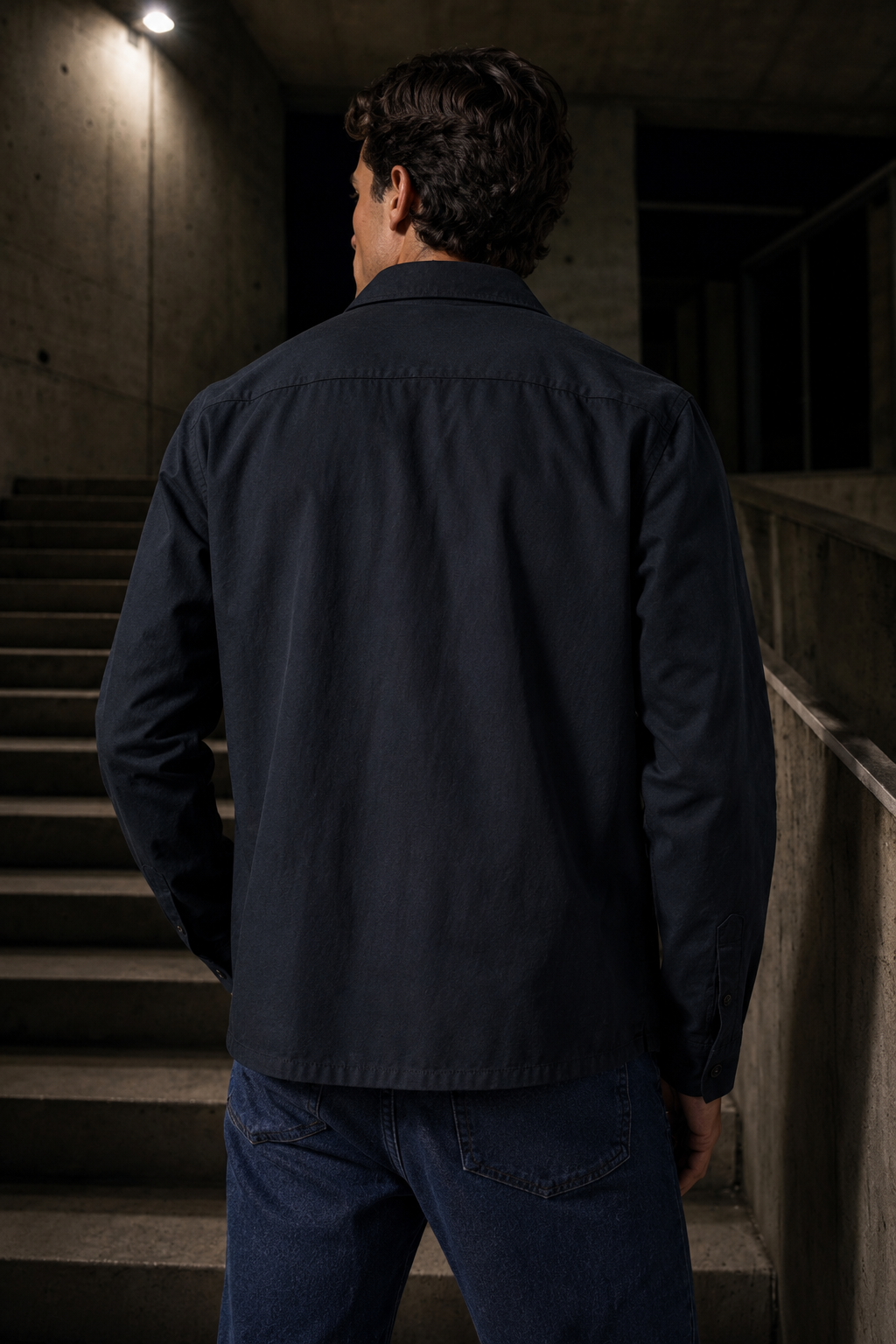 Windsor 72 twill overshirt build detail read