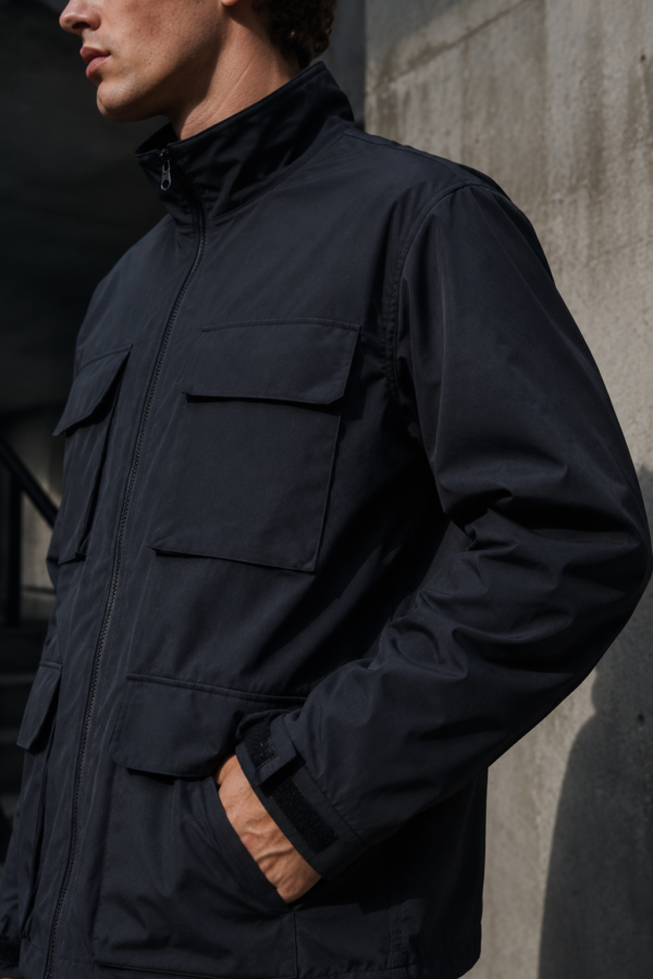 E10 Utility Jacket fabric detail