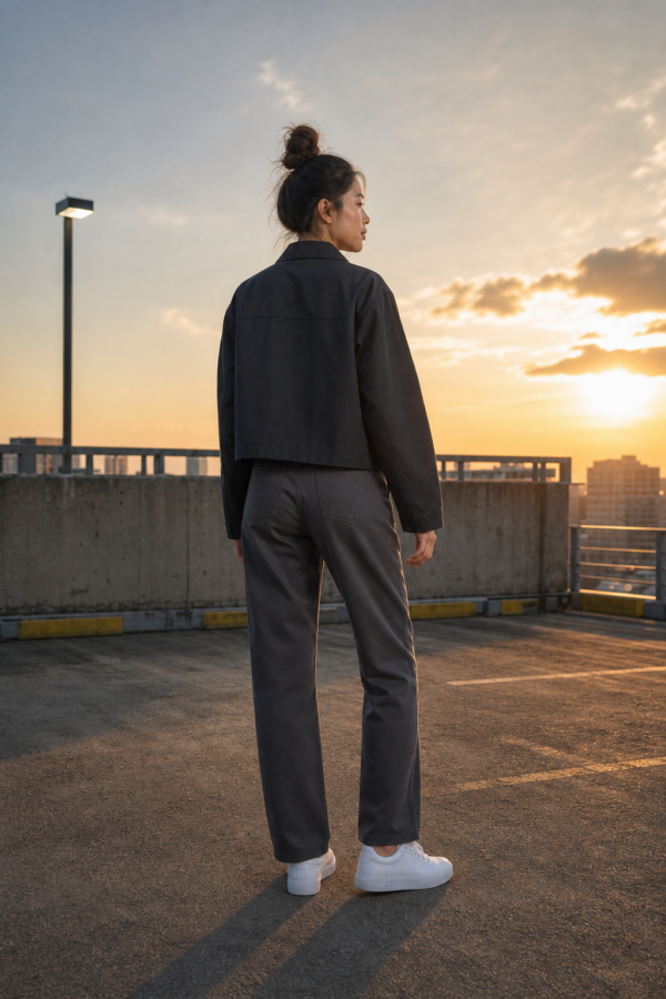 Concrete 11 utility jacket back or construction
