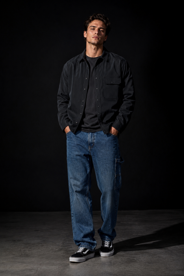 Windsor 12 twill overshirt product hero