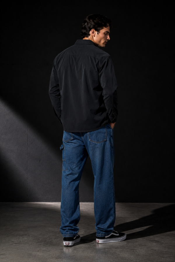 Windsor 12 twill overshirt back or construction