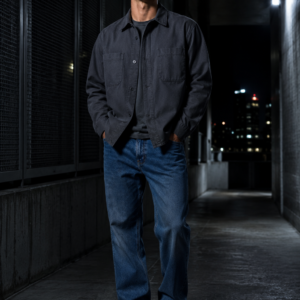 Slate 17 twill overshirt product hero