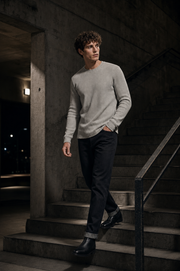 Windsor 18 rib tee alternate angle
