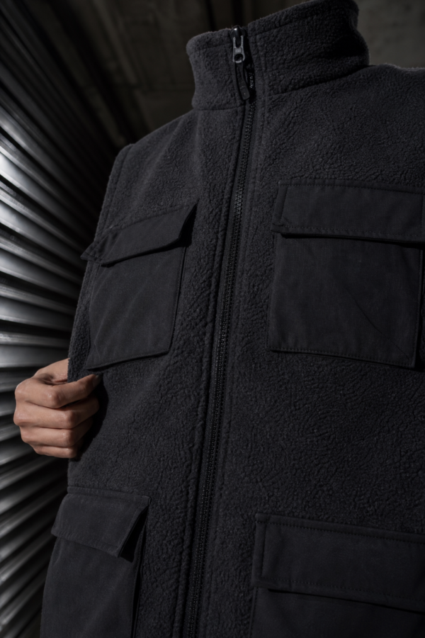 Night 30 utility vest fabric detail