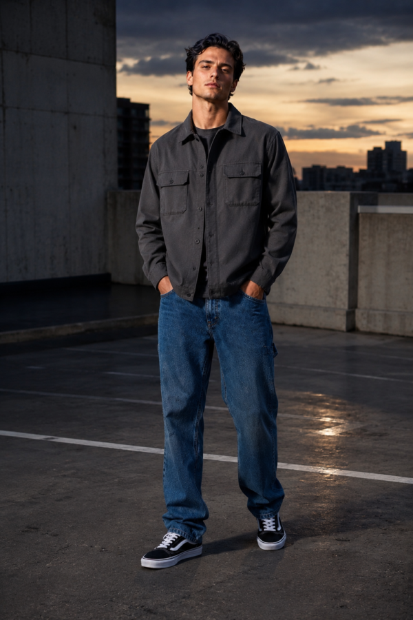 Windsor 32 twill overshirt product hero