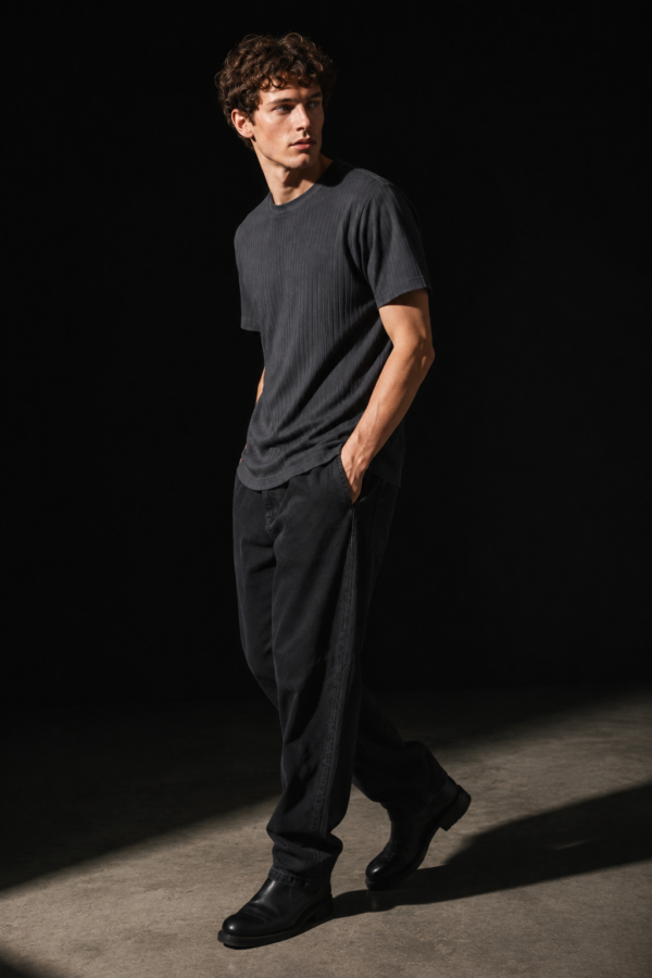 Slate 33 rib tee alternate angle