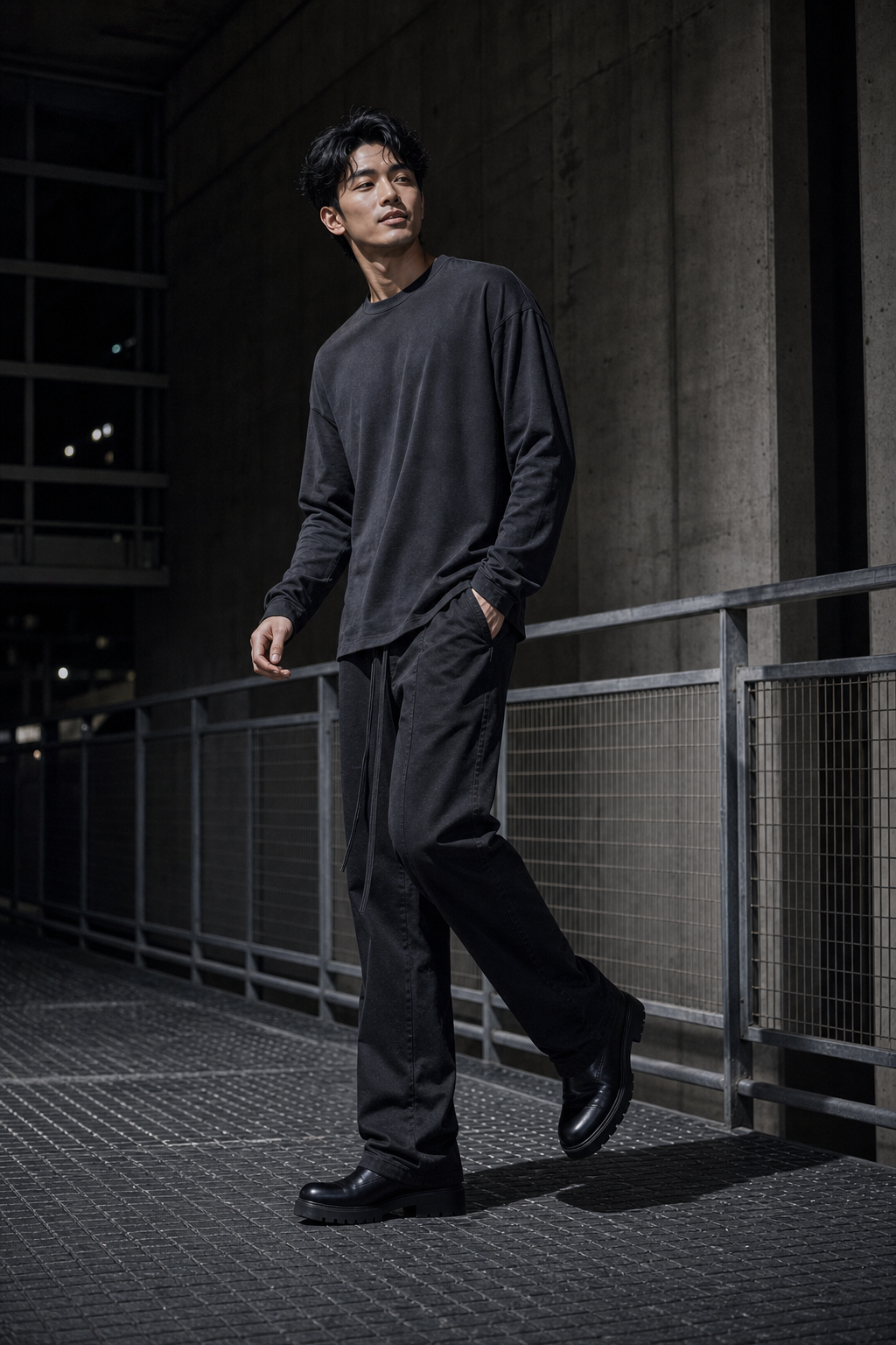 Sector 34 drawcord pant alternate angle