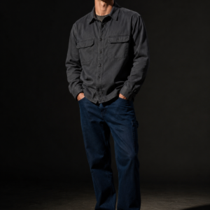 Slate 37 twill overshirt product hero