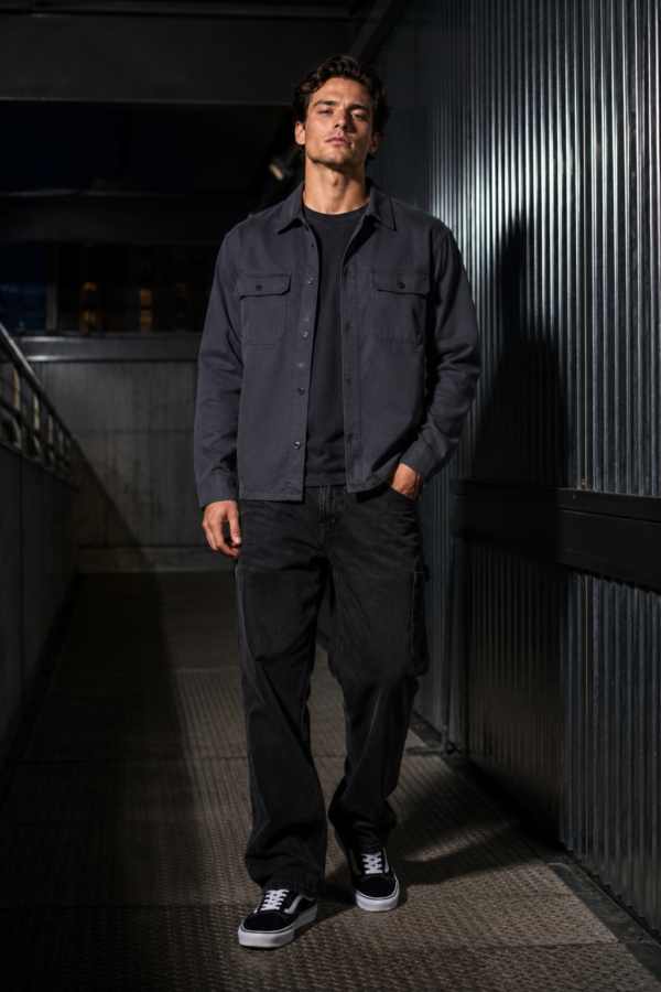 Windsor 42 twill overshirt product hero