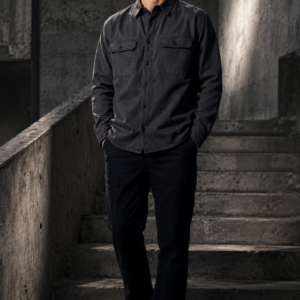 Slate 47 twill overshirt product hero