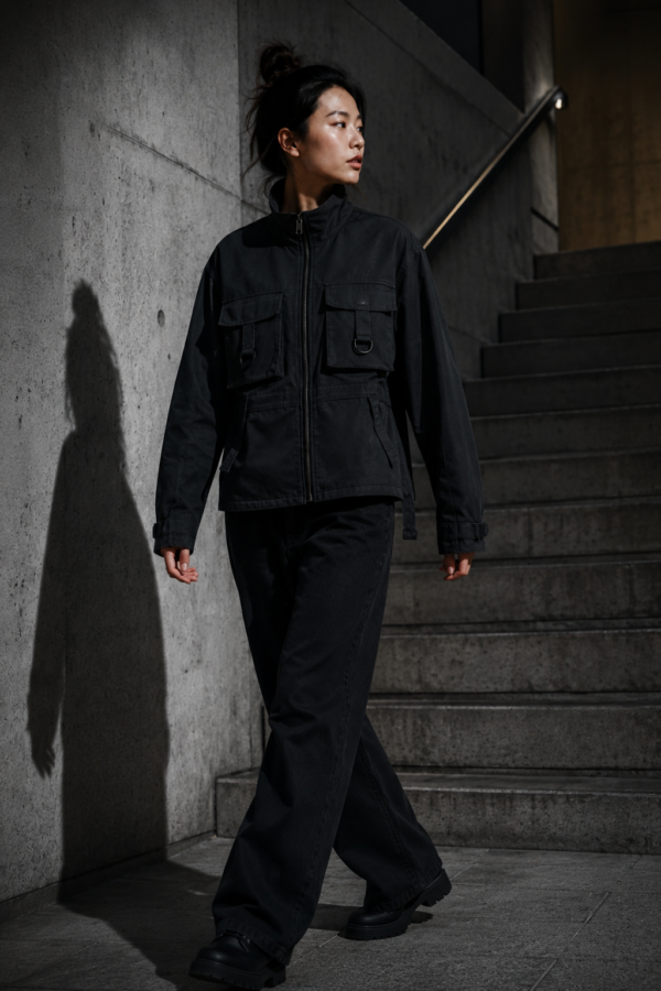 Concrete 51 utility jacket alternate angle