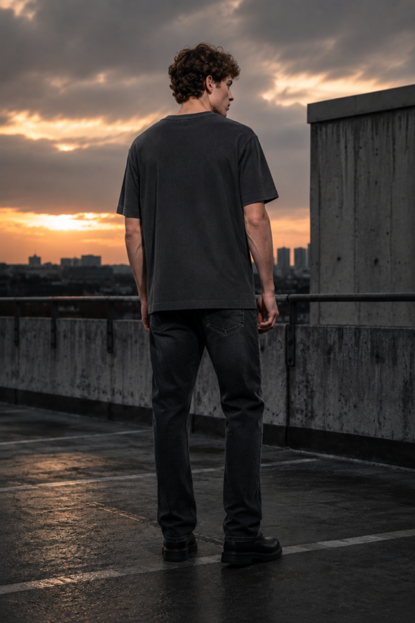 Slate 53 rib tee back or construction