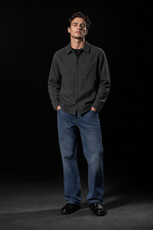 Windsor 62 twill overshirt product hero