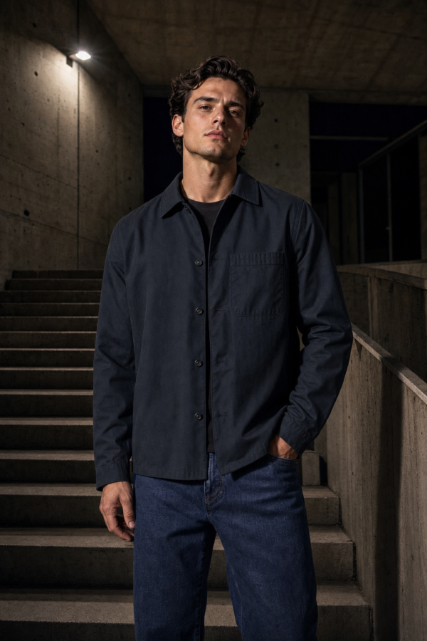 Windsor 72 twill overshirt product hero