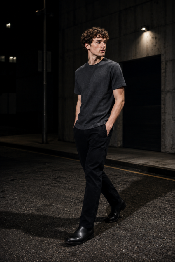 Slate 73 rib tee alternate angle