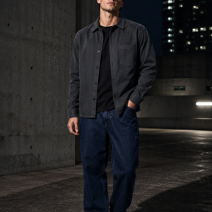 Slate 77 twill overshirt product hero