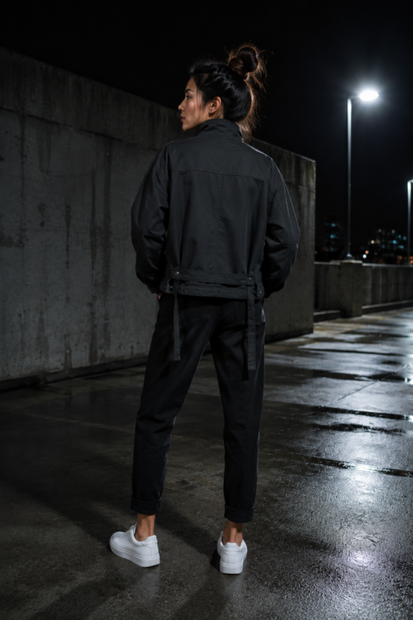Concrete 81 utility jacket back or construction