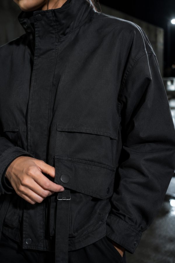 Concrete 81 utility jacket fabric detail